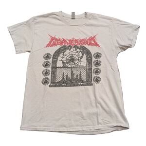 Modern Gravesend Fear City Metal Band T shirt